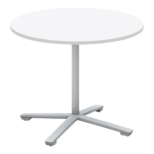 ビエナ 固定円形天板 塗装脚キャスター