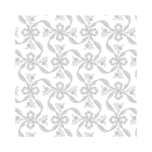 包装紙10枚ロール フラールリボン銀 半才判