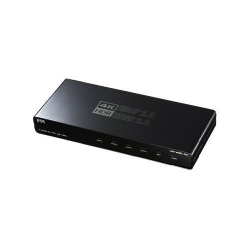 4K/60Hz・HDR対応HDMI分配器(4分配)