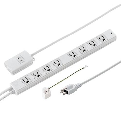 抜け止めタップ(手元集中スイッチ付き)