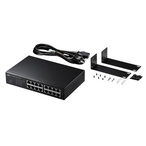 Giga対応スイッチングハブ(16ポート)