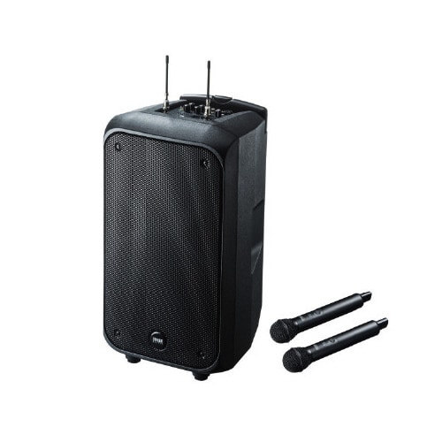 ワイヤレスマイク付き拡声器スピーカー