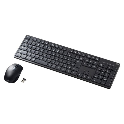 ワイヤレス静音キーボードマウスセット