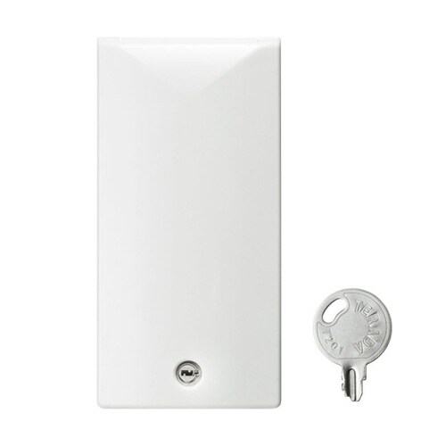 鍵付きセキュリティスリムコンセントカバー