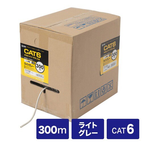 カテゴリ6UTP単線ケーブルのみ