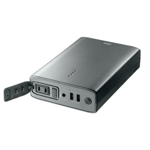 AC出力付モバイルバッテリー(AC80W出力対応)