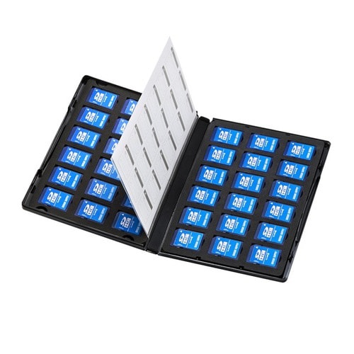 DVDトールケース型メモリーカード管理ケース