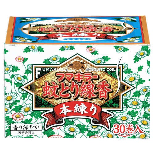フマキラー蚊とり線香本練り30巻函入×24個