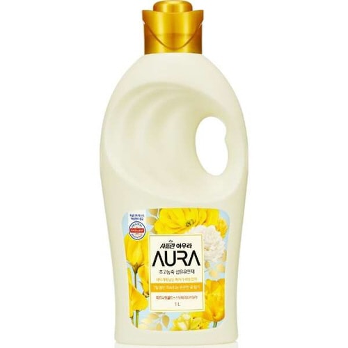 バラ)柔軟剤AURAミッドナイトゴールド本体1L