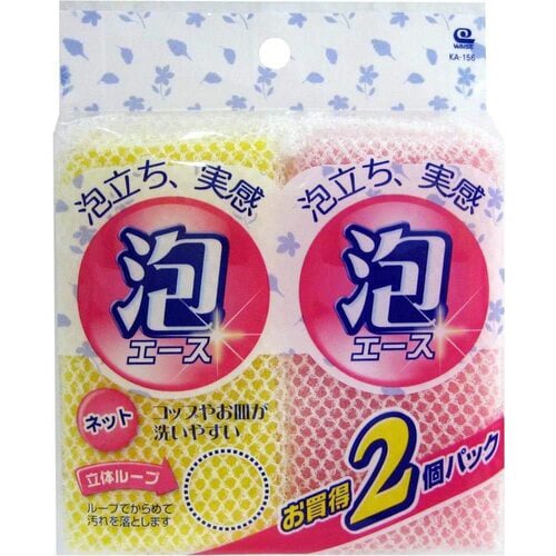 KA−156 泡エース ネットスポンジ 2個組