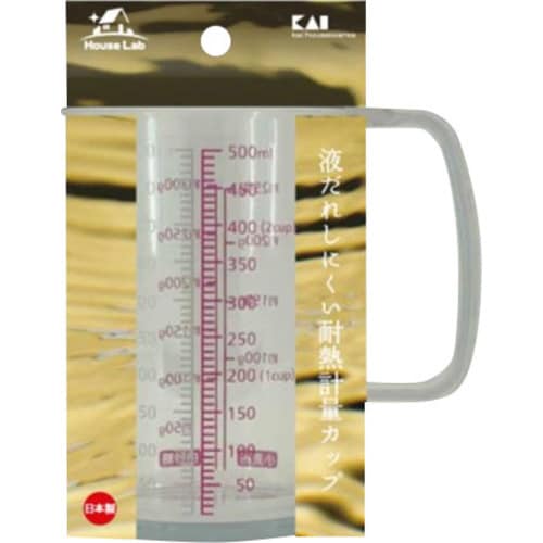 バラ)HouseLab 耐熱計量カップ 500ml