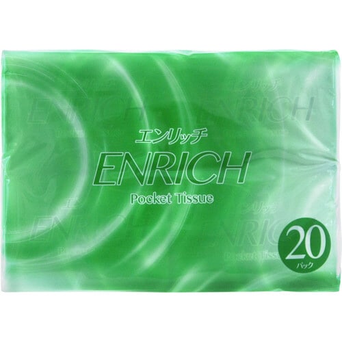 エンリッチポケットティシュ 10W 20P×30