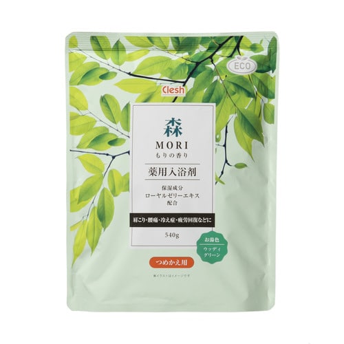 Clesh 薬用入浴剤 森の香り詰替540G×24