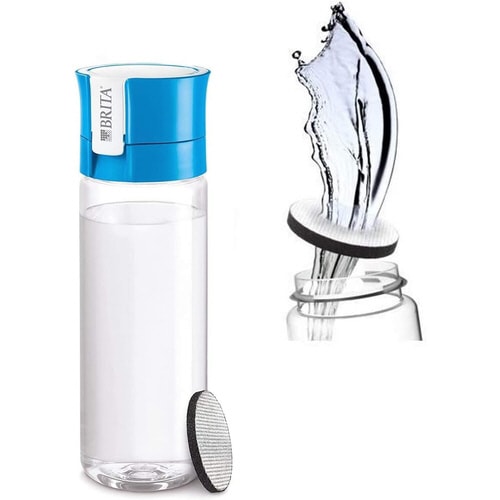 ボトル型浄水器 ブルー