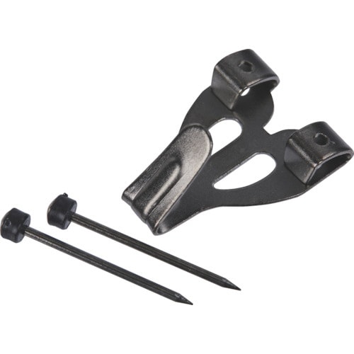 石膏ボード木壁用フック 2本針 黒