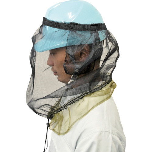 熱中症予防対策商品 ヘルメット用防虫ネット