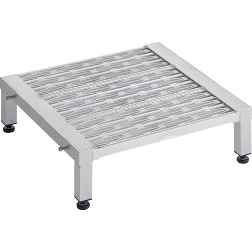 高床式アルミ製ステップ グレーチング仕様