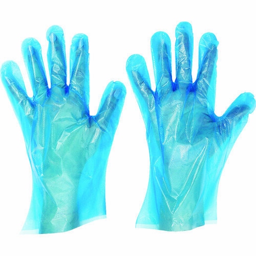 51094エンボス手袋PE青 M1ケース