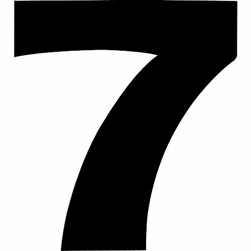 マグネット切り文字 ブラック 7