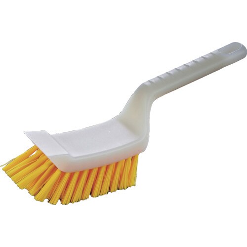 耐熱スクレーパー付ブラシ HACCP対応 イエロー