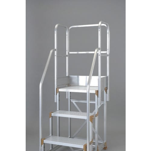 作業用踏台用オプション手すり部材