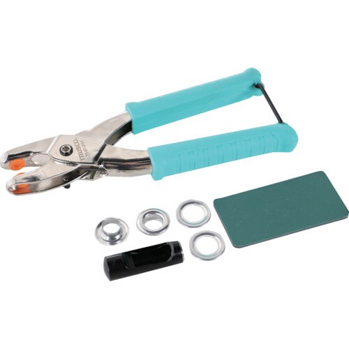 両面ハトメパンチセット(アルミ・真鍮用)