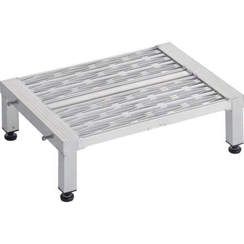 高床式アルミ製ステップ グレーチング仕様