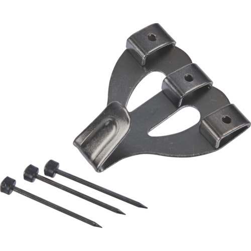 石膏ボード木壁用フック 3本針 黒