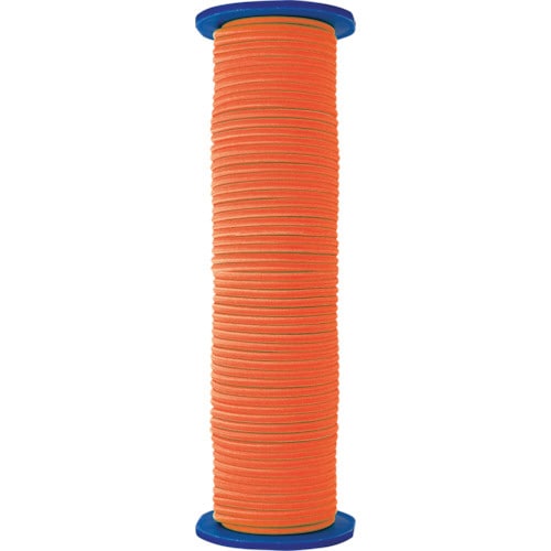 ゴム水糸 リール巻 蛍光オレンジ 3mm 30m