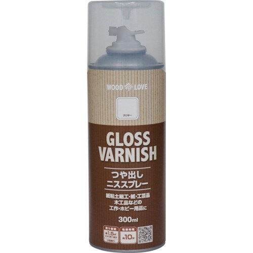 つや出しニススプレー