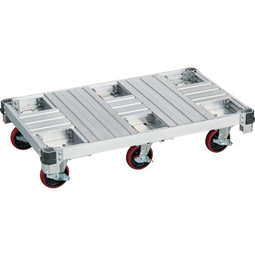 アルミ運搬車 イットン台車6輪(17814)