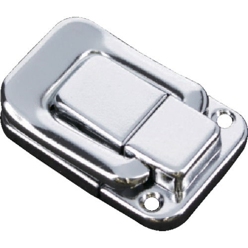 パッチン錠 横ズレ防止タイプ・スチール製(4個入)