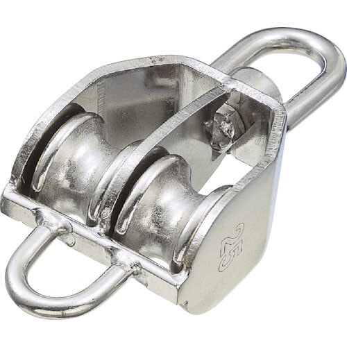 ステンレス 豆ブロック2車ベケ付