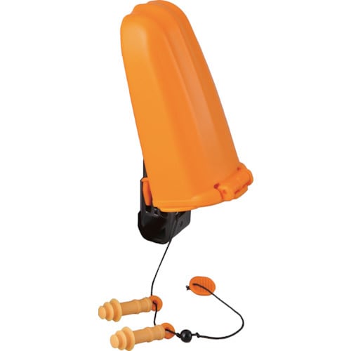 ヘルメット取付用収納式耳栓