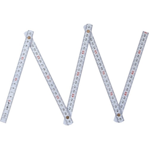 ファイバー折尺 快段目盛 1m