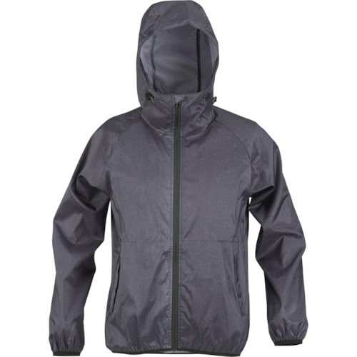 ストレッチパーカー メランジネイビー 3L