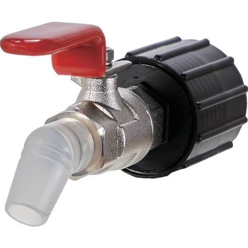 真鍮製給油コック キューちゃん 口径40仕様 赤