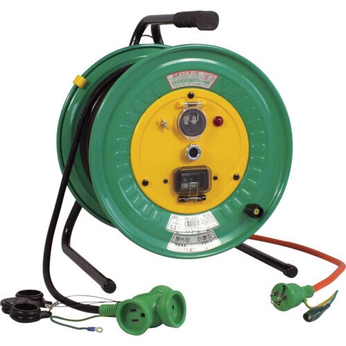 防雨防塵型びっくリール(ブレーカ付)