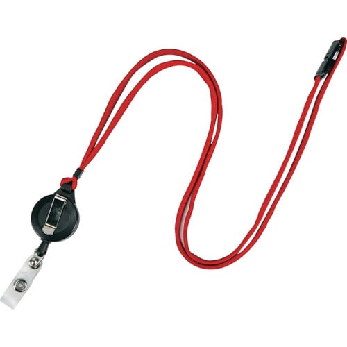 リールクリップ付ストラップ 赤