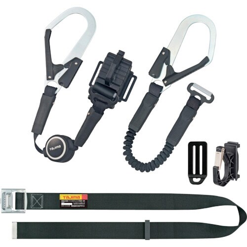 胴ベルト型用リール式ダブルランヤードセット