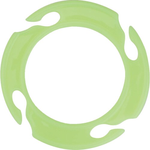 コーンフックリング 蛍光イエロー(2個入)