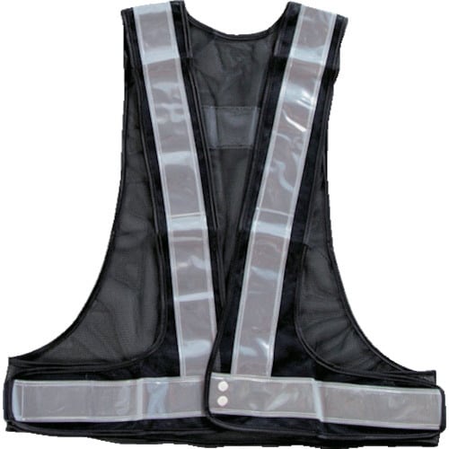安全ベスト 紺*シルバー ポリエステル製