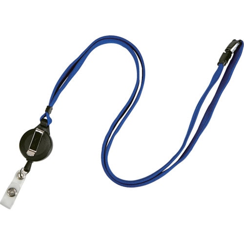 リールクリップ付ストラップ 青