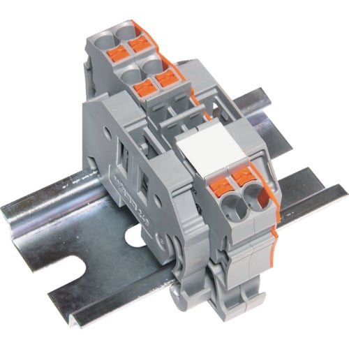 スプリング式端子台