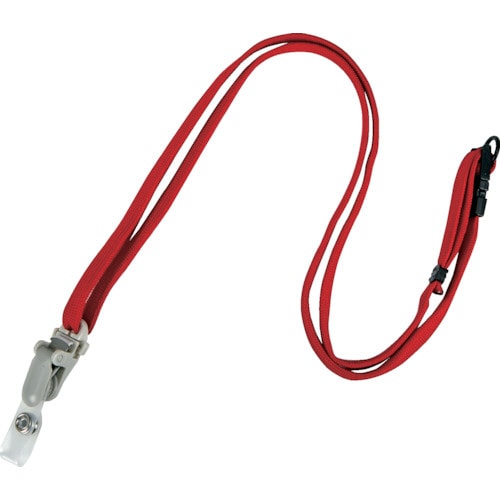脱着式名札用ストラップ 赤