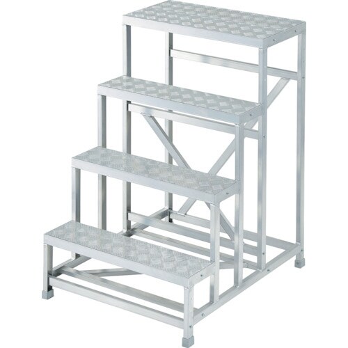 ライトステップ DBS型 縞板タイプ 4段1.2m