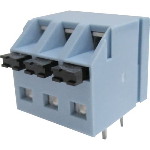 プリント基板用ねじなし端子台 3P