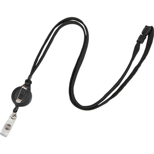 リールクリップ付ストラップ 黒