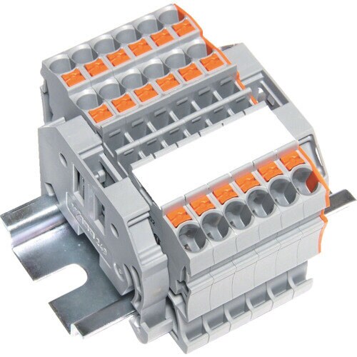 スプリング式端子台