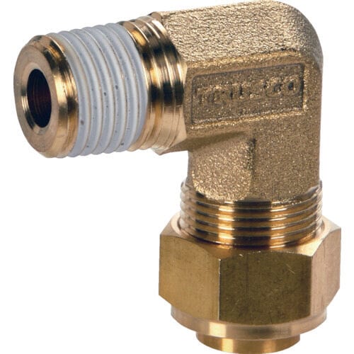 クイックシール継手エルボ 適用チューブ外径3/8